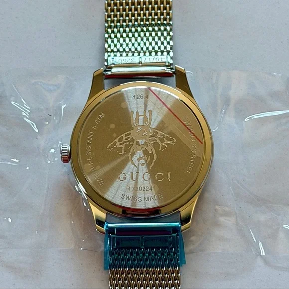 Gucci G Timeless Diamond Mother of Pearl Watch - Picture 4 of 10